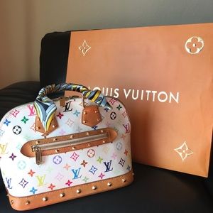 AUTHENTIC Louis Vuitton Multicolored Alma PM